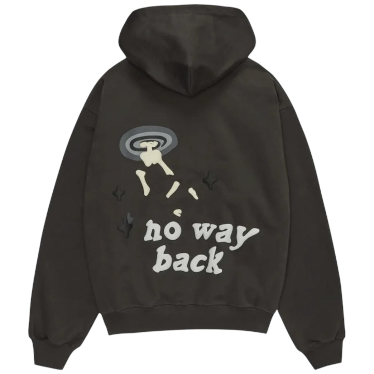 Broken Planet Trapped In Time Hoodie Soot Black