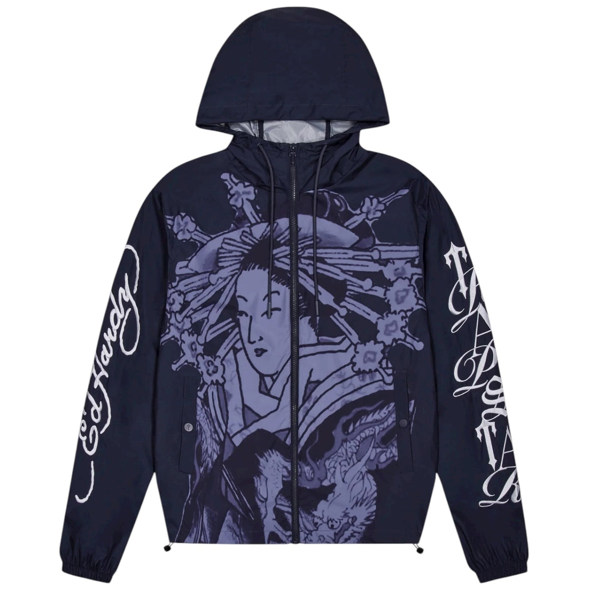 Trapstar X Ed Hardy Geisha Windbreaker Purple
