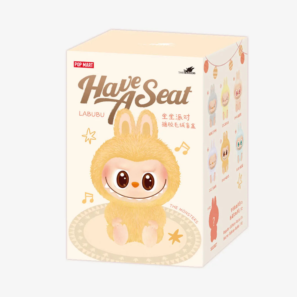 Pop Mart Labubu The Monsters ‘Have A Seat’ Vinyl Plush Pendant Blind Box