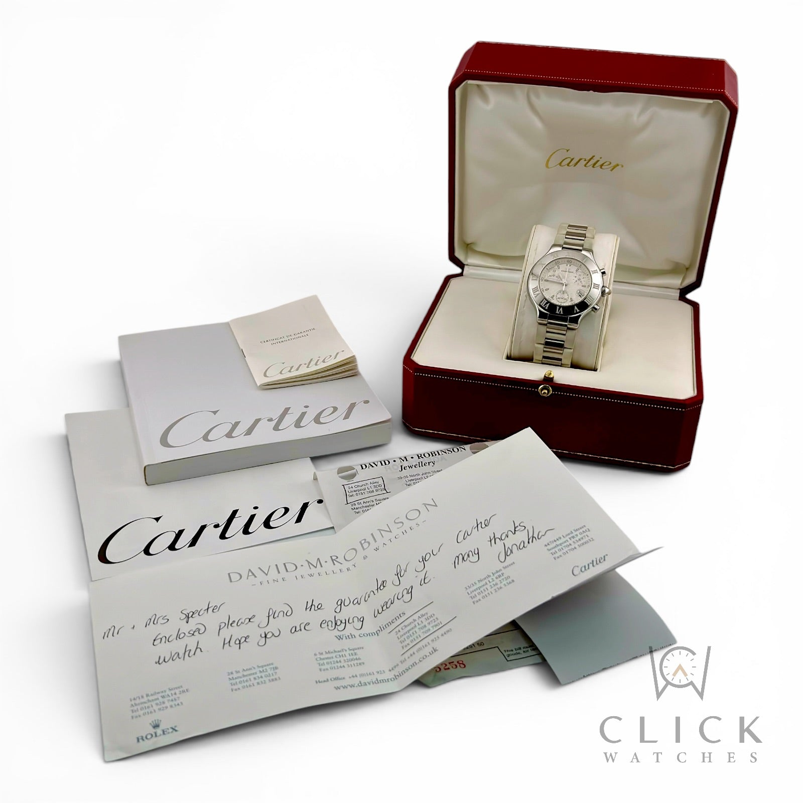 Cartier 21 Chronoscaph 2424