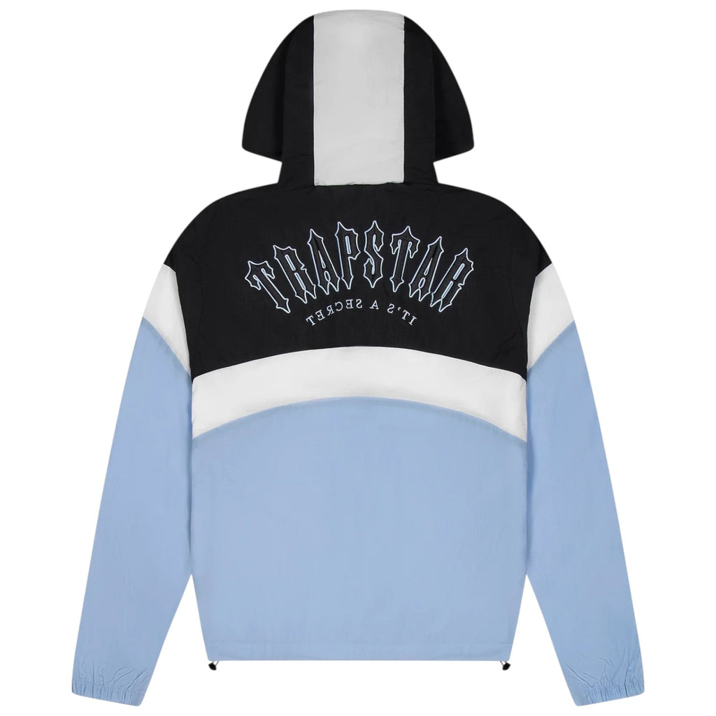 Trapstar Irongate Metal Badge Windbreaker Black/Blue