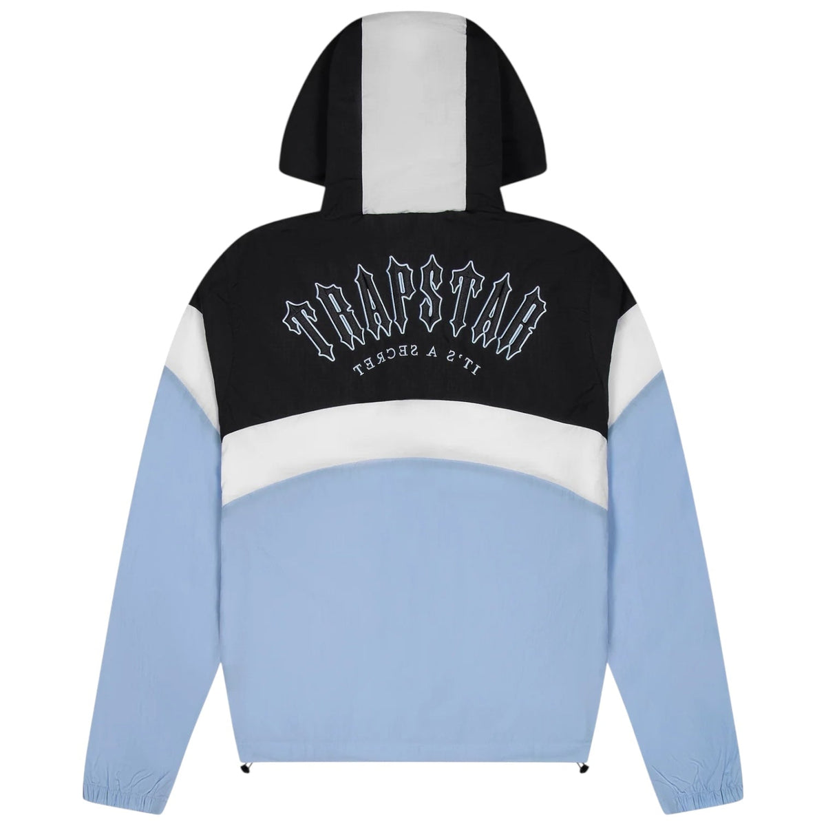 Trapstar Irongate Metal Badge Windbreaker Black/Blue