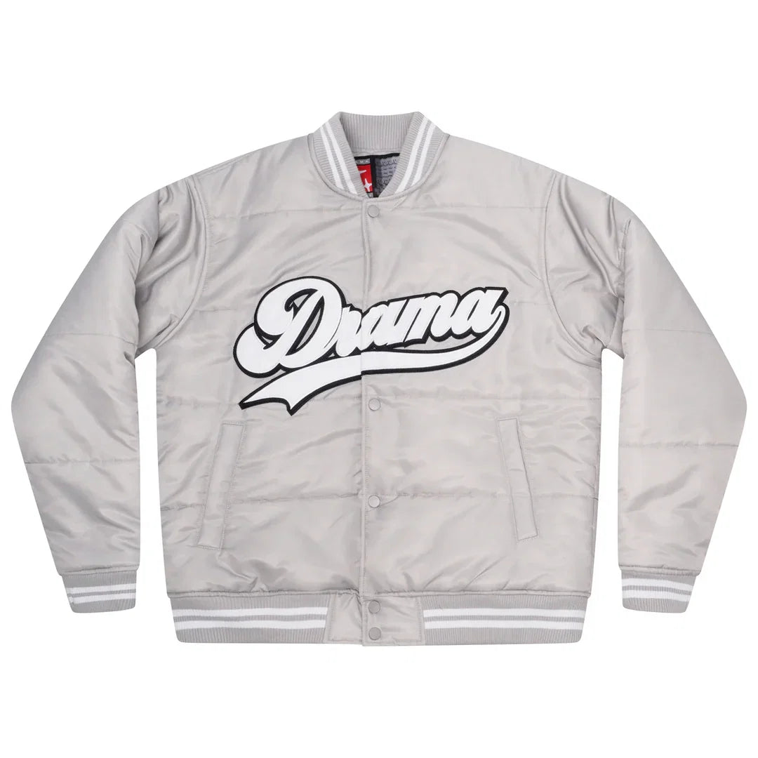 Drama Call Stadium Jacket Grey
