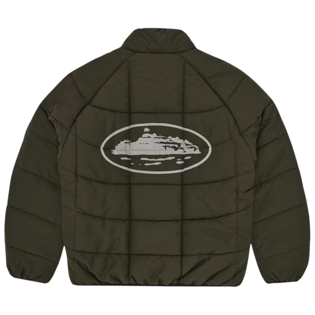 Corteiz Bellic Insulated Jacket Olive Green