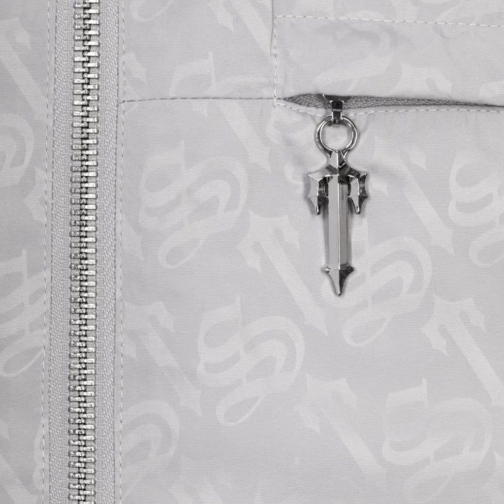 Trapstar Womens Monogram Windbreaker Silver