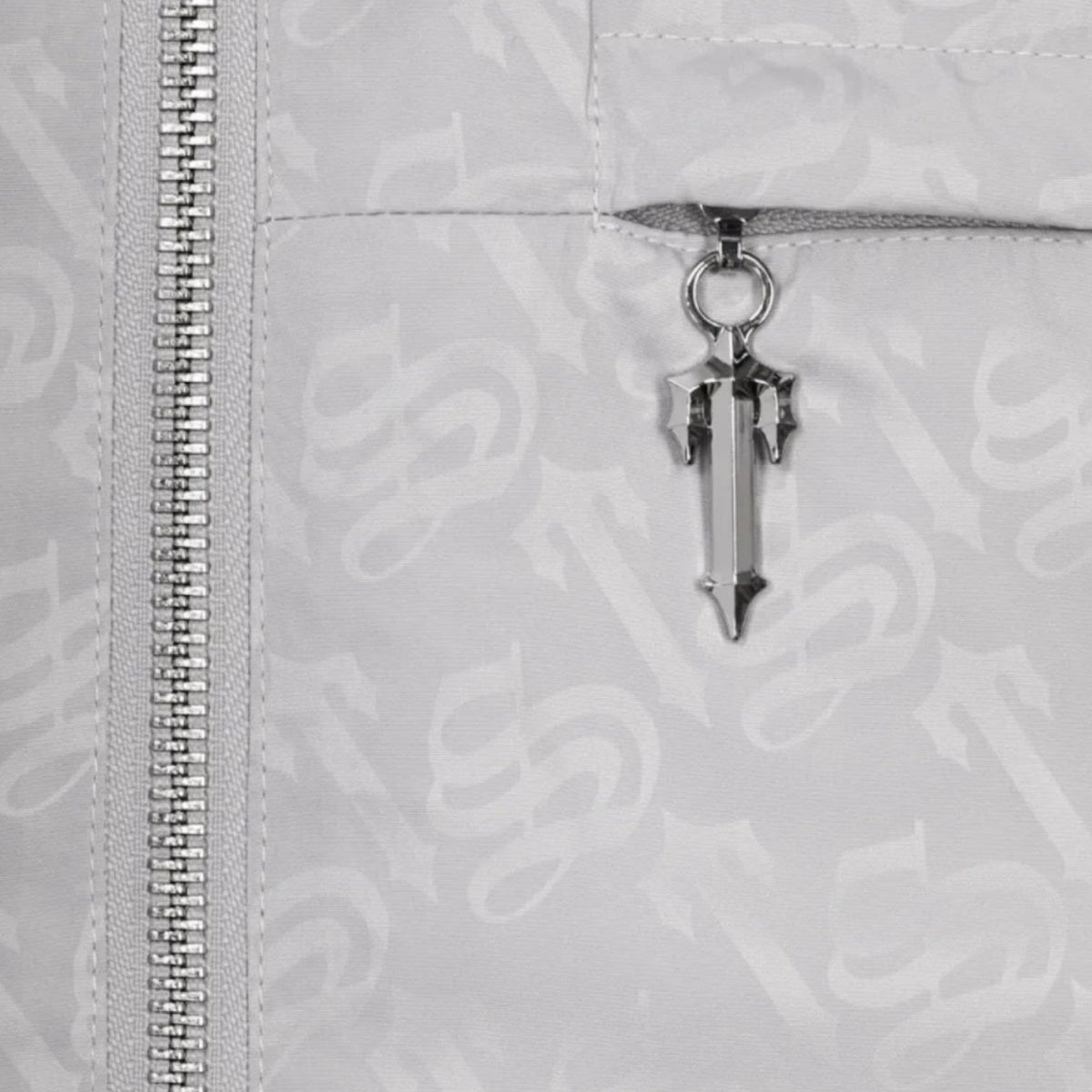 Trapstar Womens Monogram Windbreaker Silver