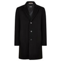 Hugo Boss Wool Hyde Coat Slim Fitted Black