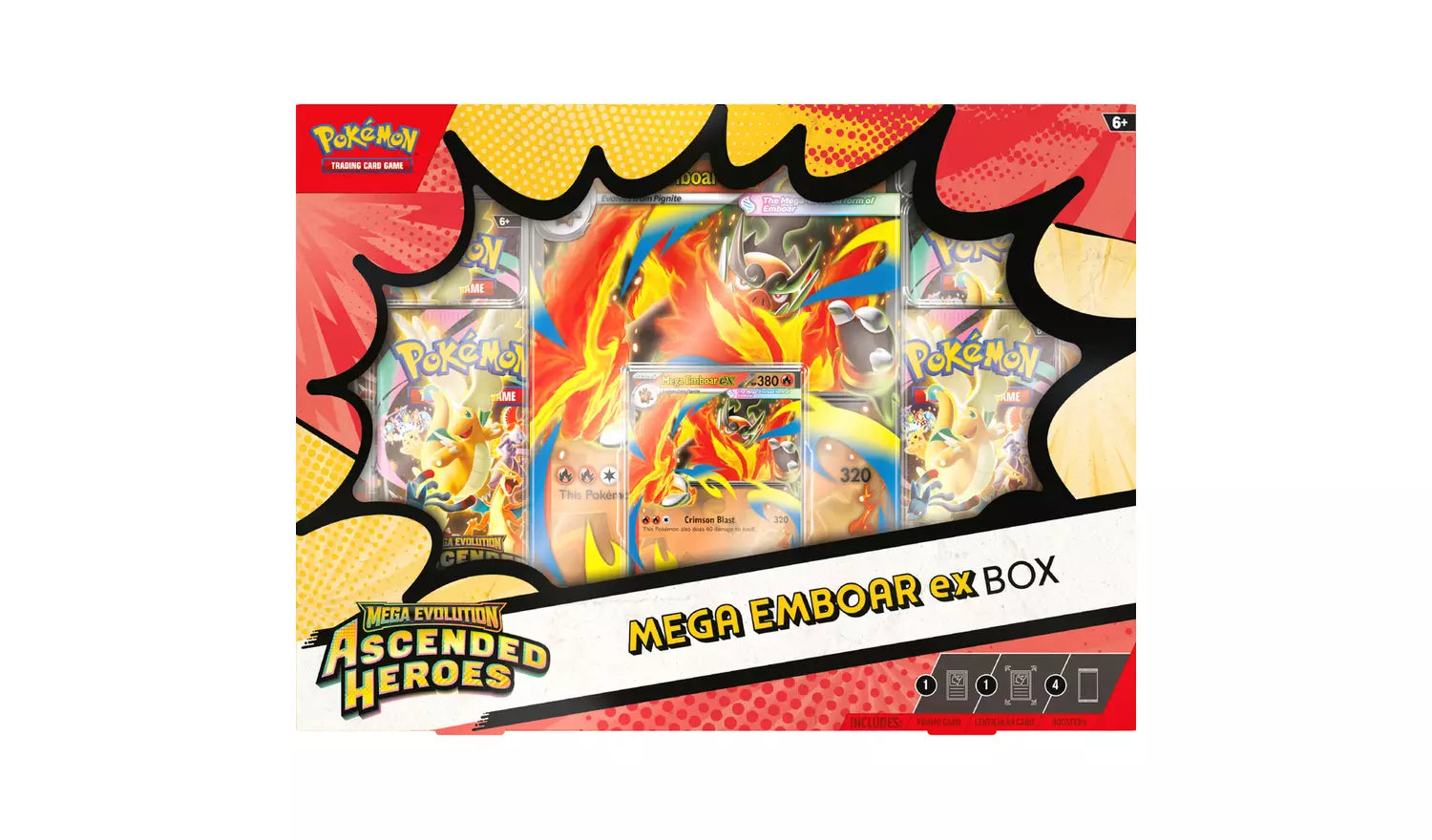 Pokémon TCG: Mega Evolution - Ascended Heroes Mega Emboar Ex Box