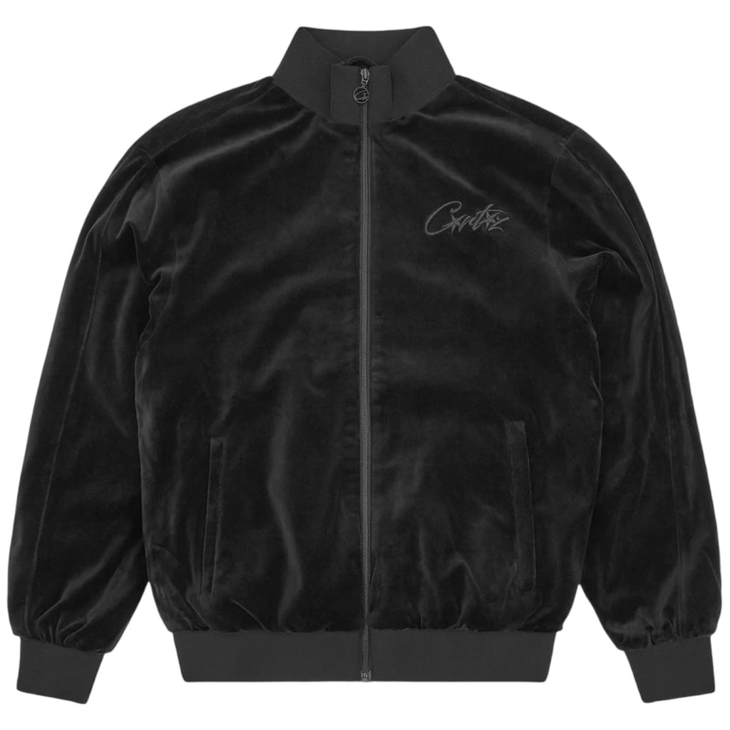 Corteiz VVS Velour Tracksuit Triple Black