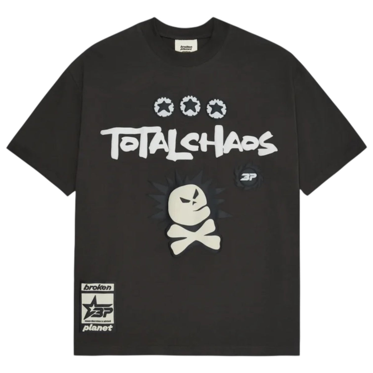 Broken Planet Total Chaos T-Shirt Soot Black