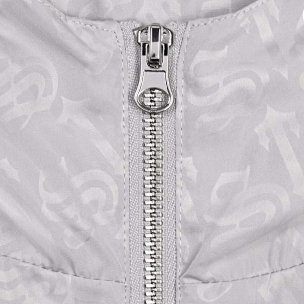 Trapstar Womens Monogram Windbreaker Silver