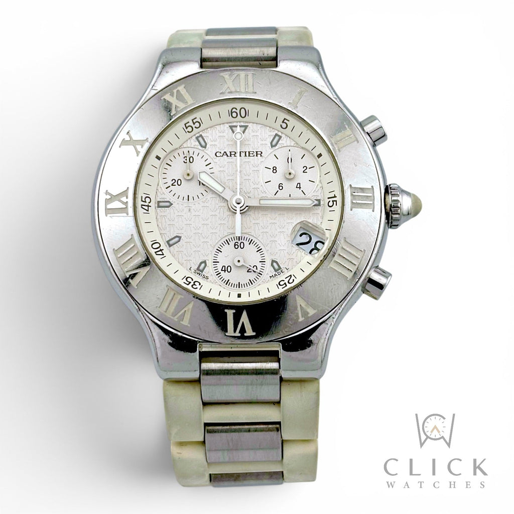 Cartier 21 Chronoscaph 2424