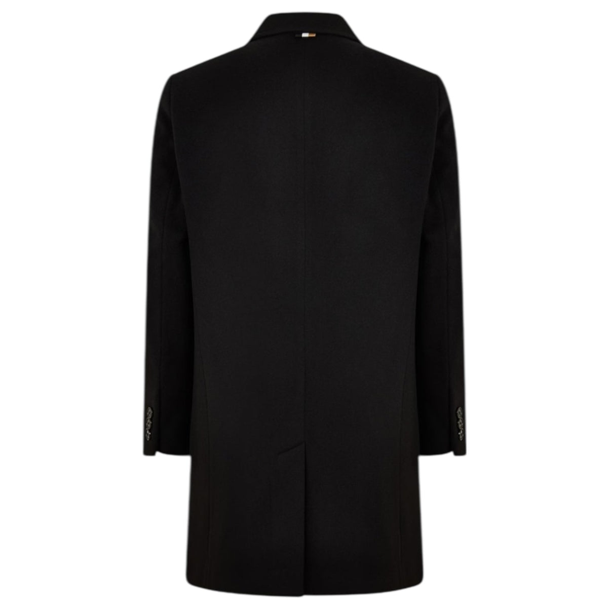 Hugo Boss Wool Hyde Coat Slim Fitted Black