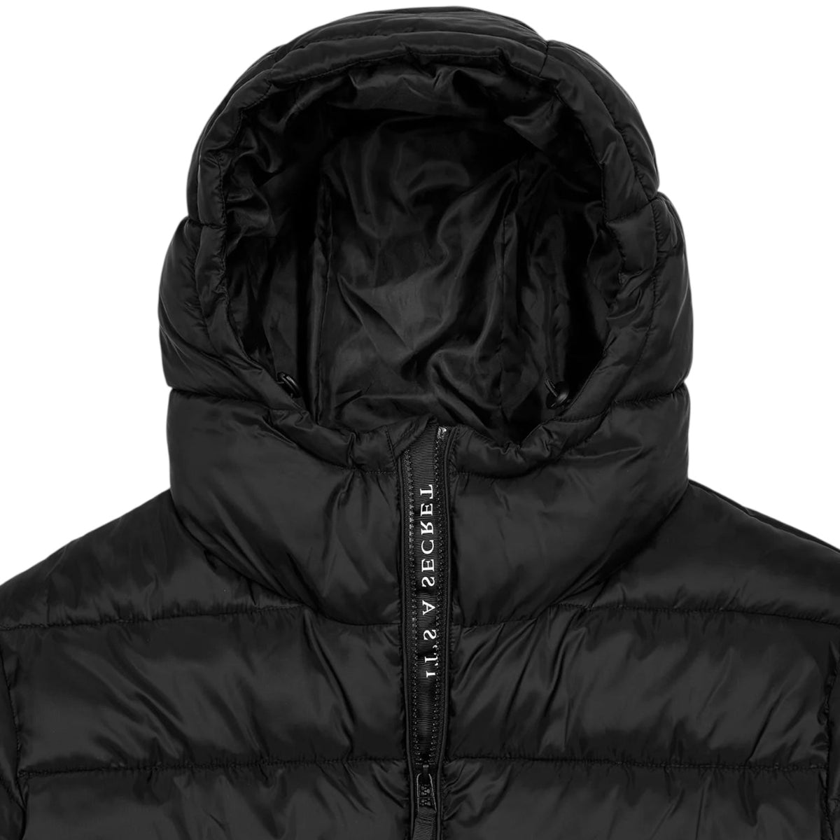 Trapstar It’s A Secret Hooded Puffer Jacket Black/White