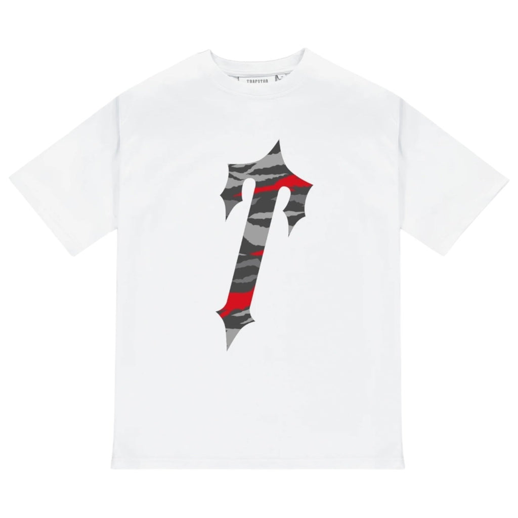 Trapstar Decoded All Terrain T-Shirt Camo Red