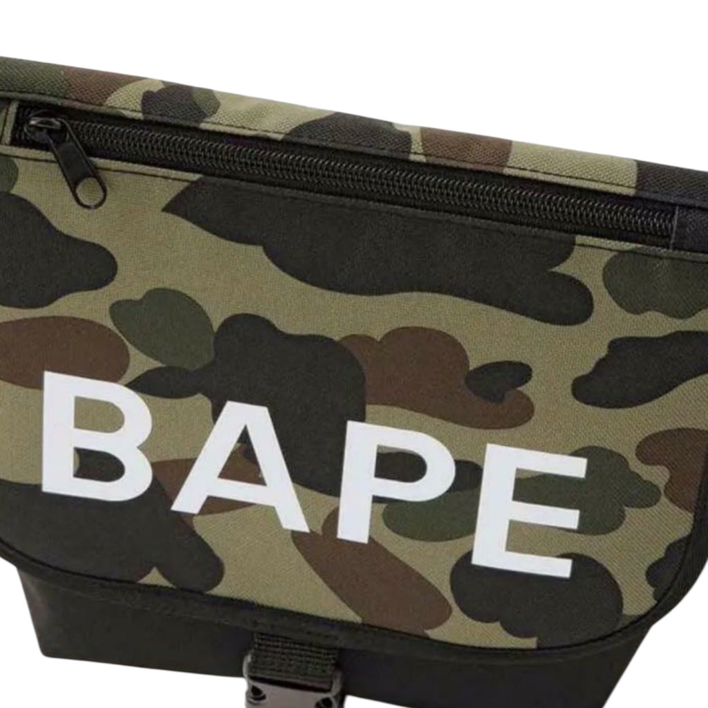 Bape Crossbody Shoulder Bag Camo Green