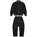 Corteiz VVS Velour Tracksuit Triple Black