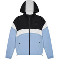 Trapstar Irongate Metal Badge Windbreaker Black/Blue