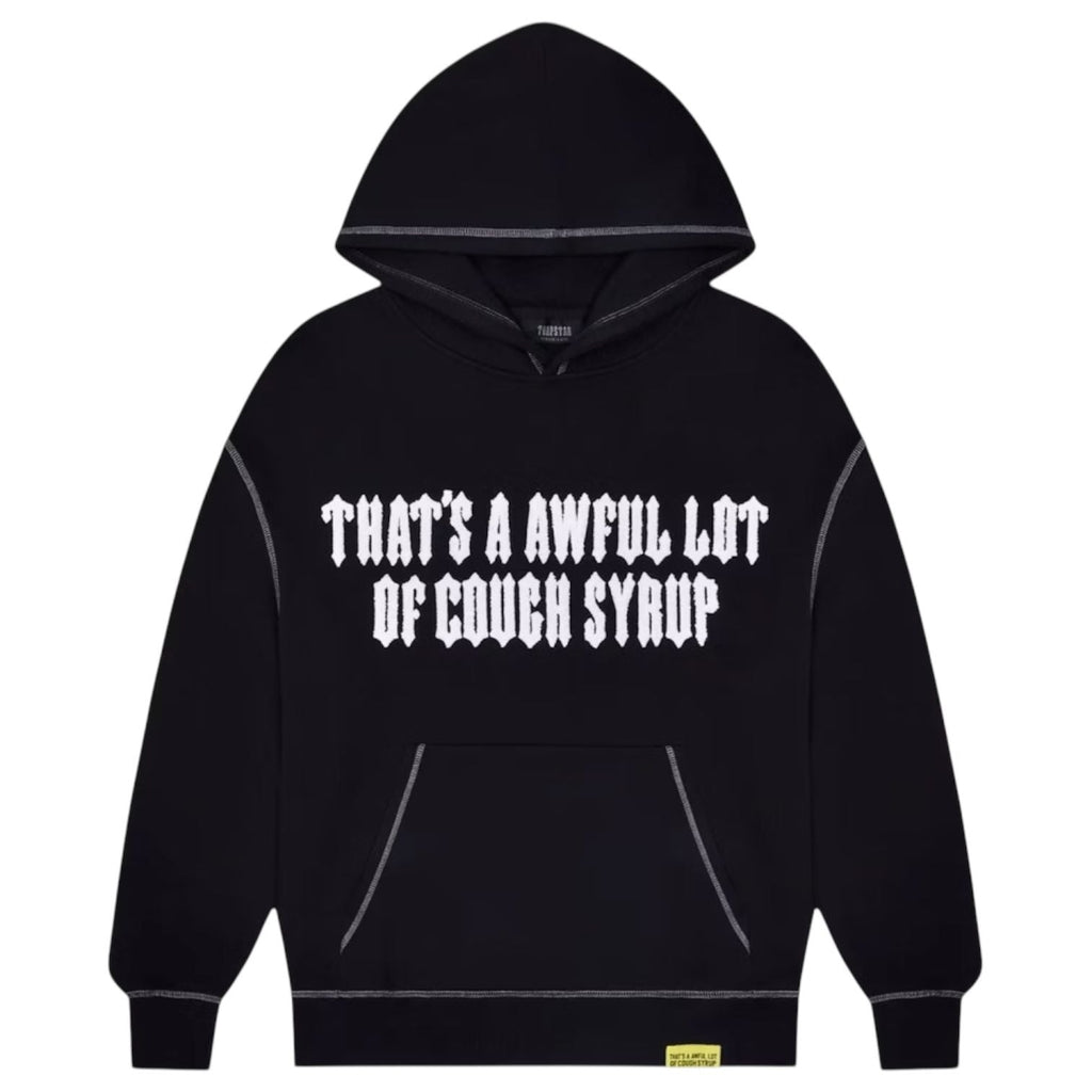 Trapstar X Cough Syrup Hoodie Black