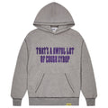 Trapstar X Cough Syrup Hoodie Grey