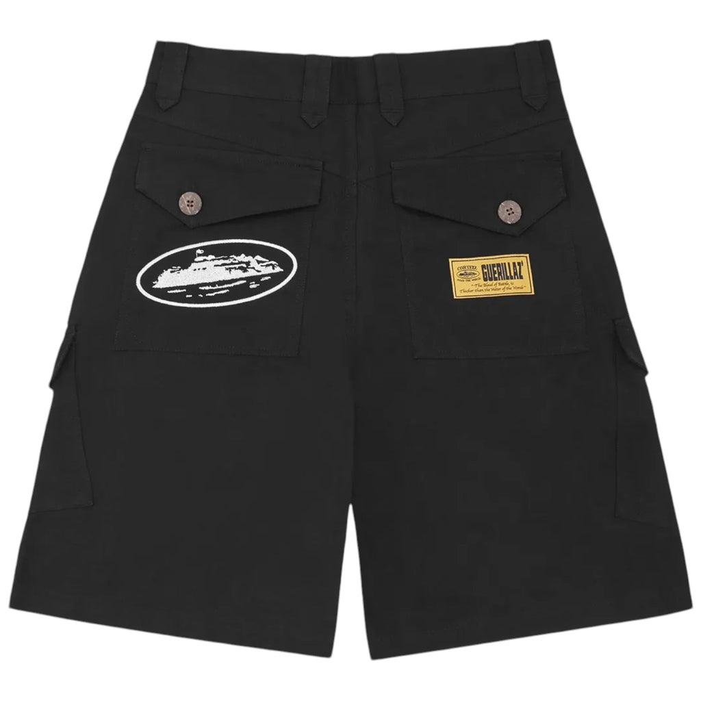 Corteiz Storm Cargo Shorts Black