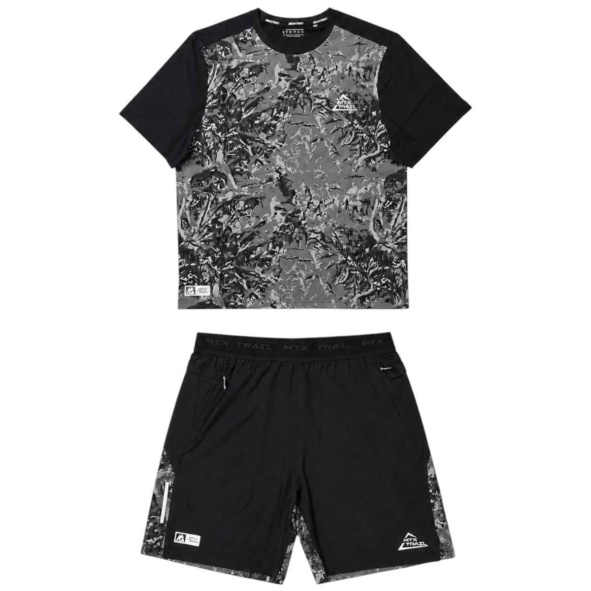 Montirex Triax Trail T-Shirt/Shorts Set Black