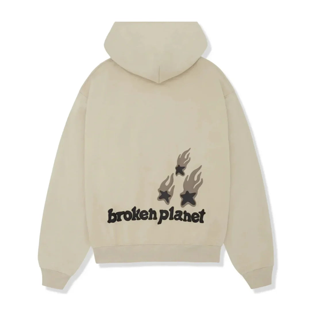 Broken Planet Heartless Love Hoodie Bone White