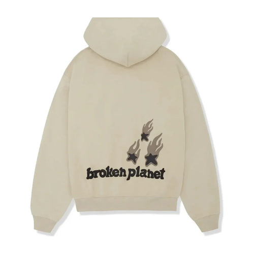 Broken Planet Heartless Love Hoodie Bone White