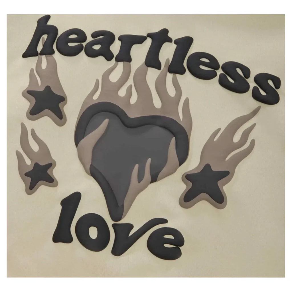 Broken Planet Heartless Love Hoodie Bone White