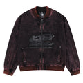 Unknown London Washed Denim Bomber Jacket