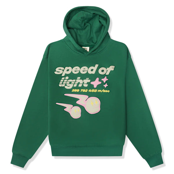Broken Planet Market Speed of Light Hoodie - Malachite Green