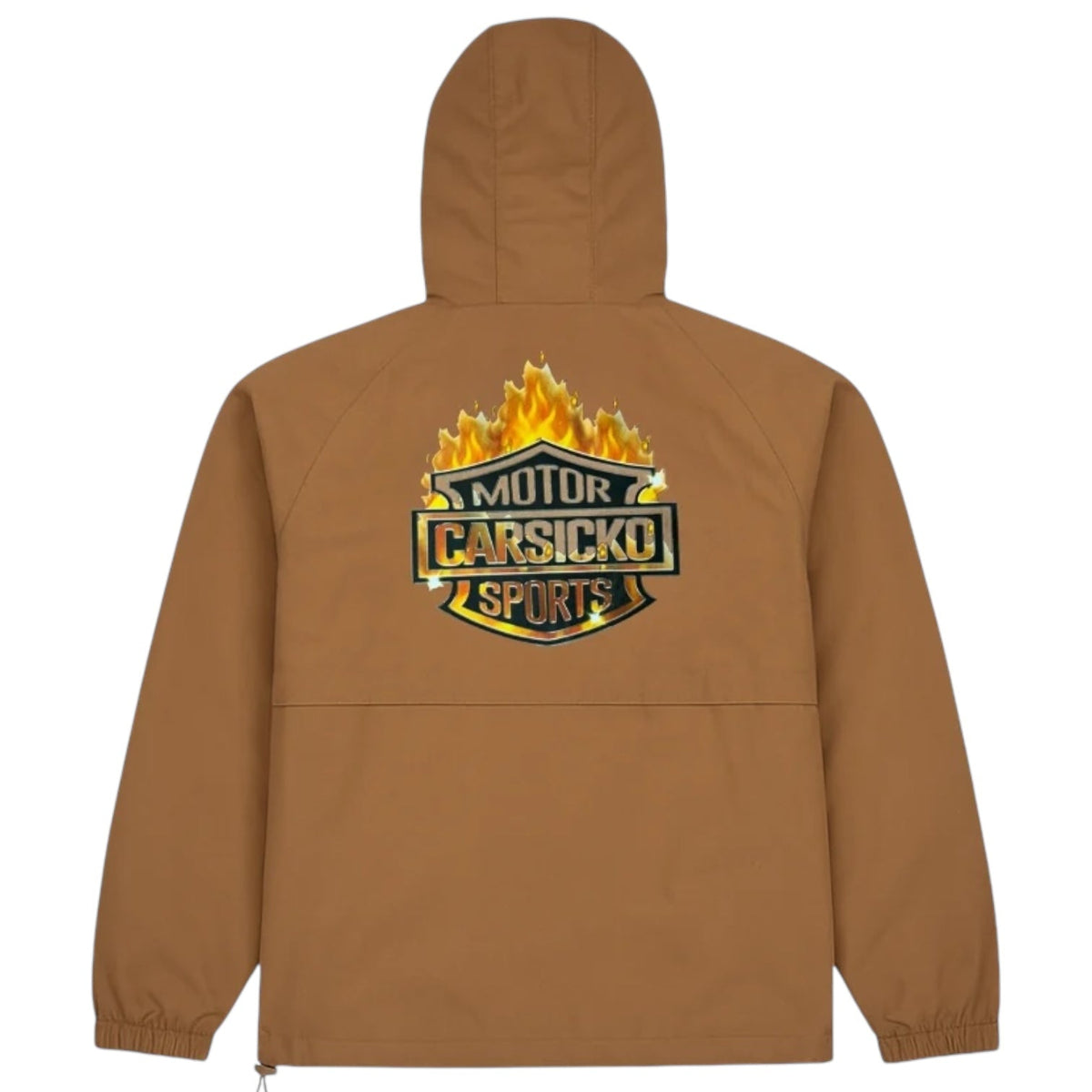 Carsicko Motorsports Windbreaker Jacket Brown