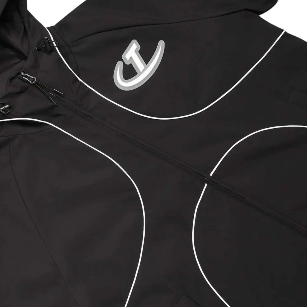 Trapstar Hyperdrive Piped Windbreaker Black/White