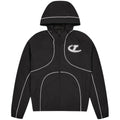 Trapstar Hyperdrive Piped Windbreaker Black/White