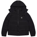 Trapstar Irongate Detachable Hooded Puffer Jacket Black