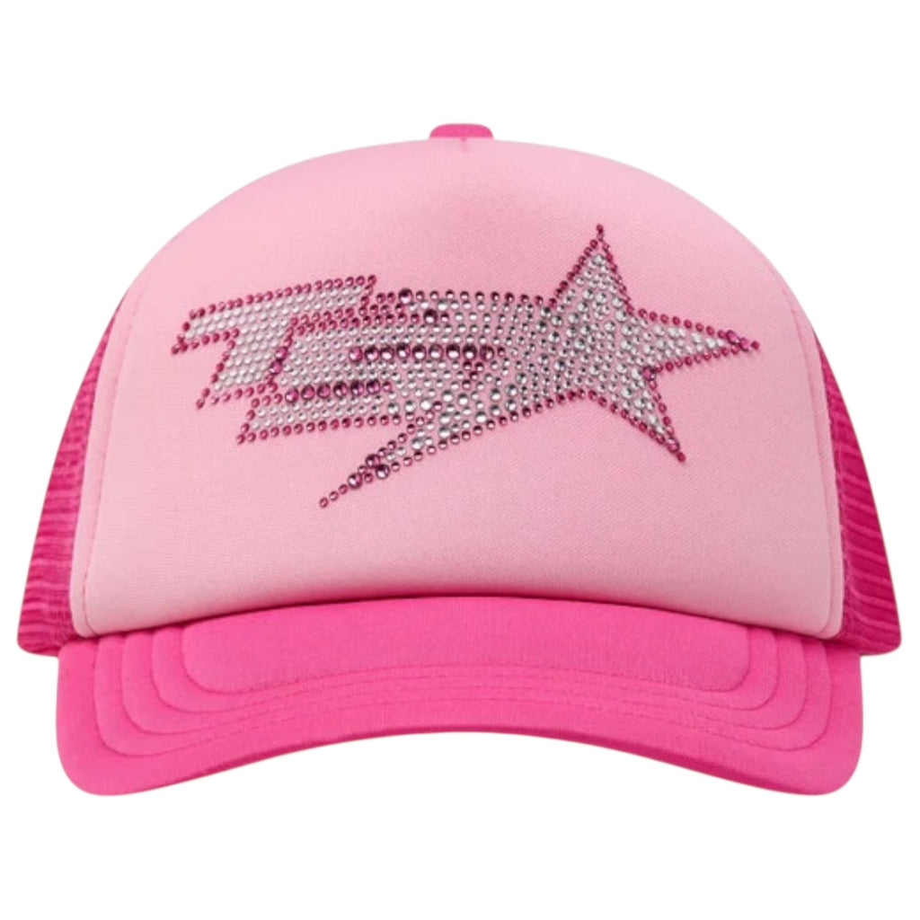 Trapstar TS Star Diamante Cap Pink