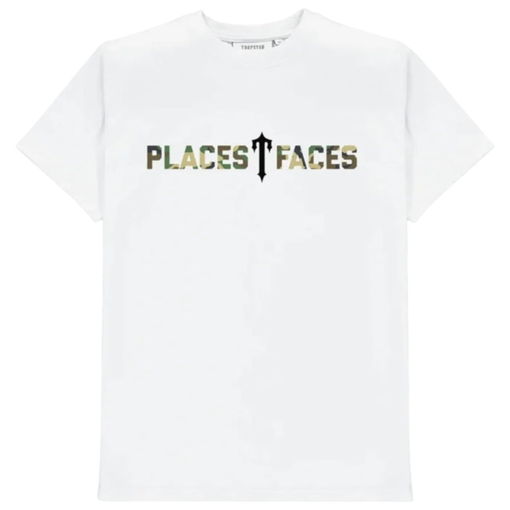 Trapstar X Places+Faces T-Shirt White Camo