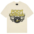 Broken Planet Foot On The Gas T-Shirt Vanilla White