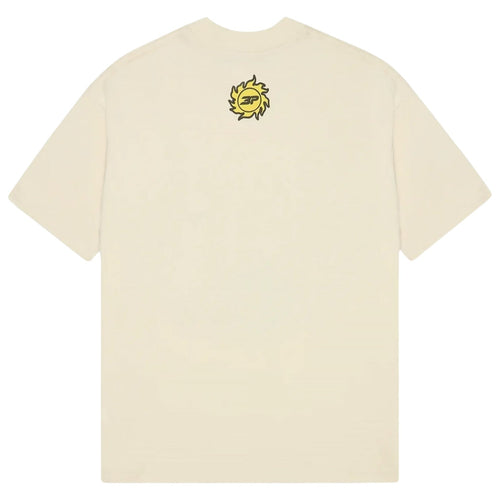 Broken Planet Foot On The Gas T-Shirt Vanilla White