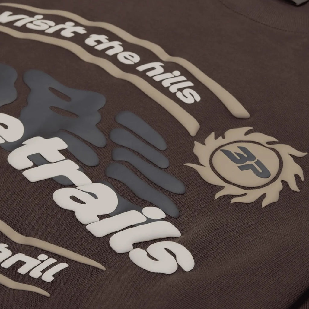 Broken Planet Space Trails T-Shirt Mocha Brown