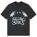 Broken Planet Falling Stars T-Shirt Soot Black