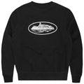 Corteiz OG Alcatraz Sweatshirt Black/White