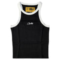 Corteiz Womens Allstarz Contrast Tank Top Black