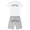 Trapstar Irongate Arch It’s A Secret Shorts Set White/Ice Blue