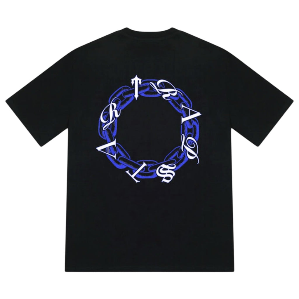Trapstar Chain Script T-Shirt Black/Blue