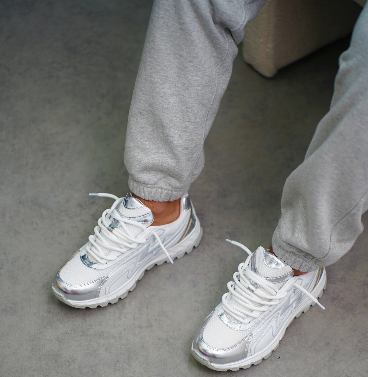 Chrome White Cosmo Runner