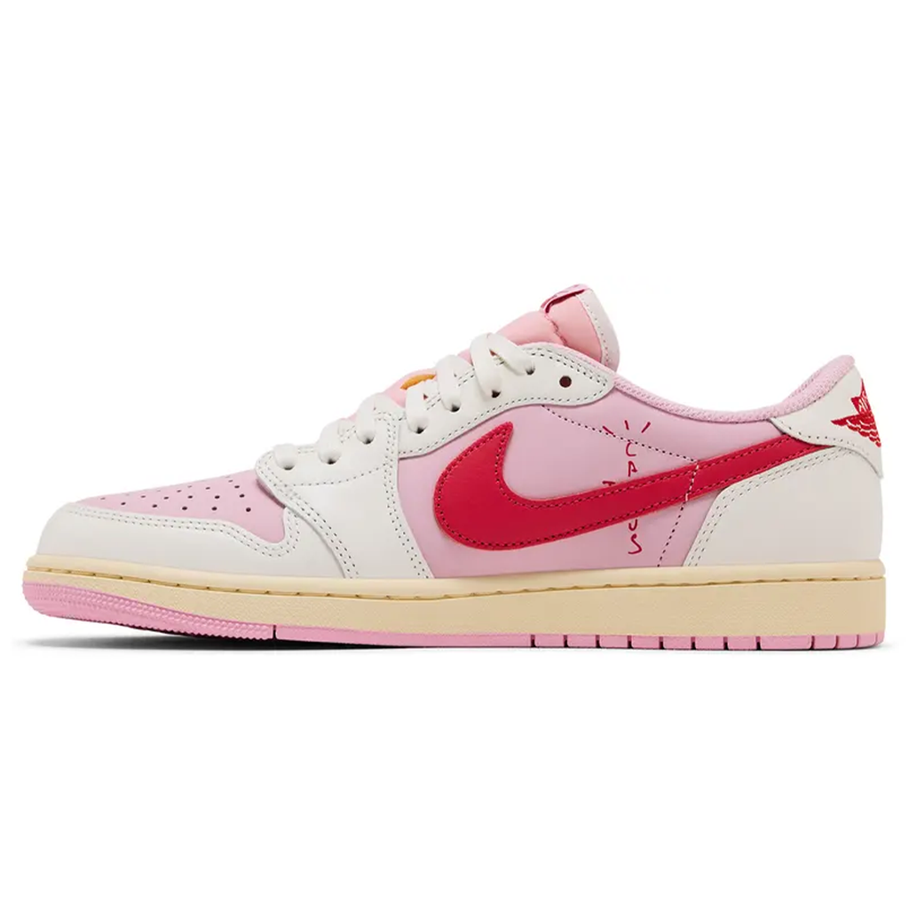 Travis Scott x Air Jordan 1 Retro Low OG 'Sail Tropical Pink'