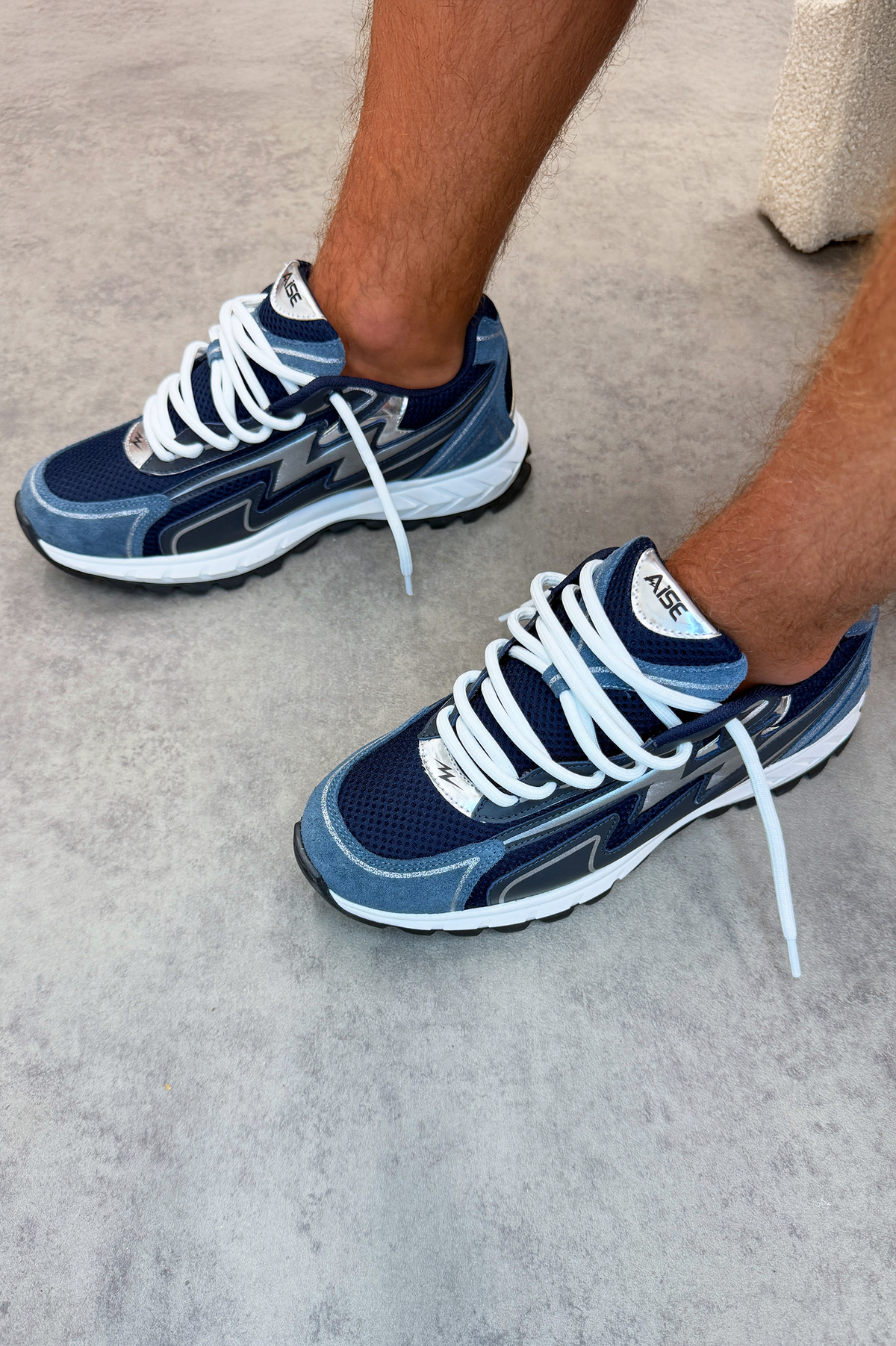 Navy Chrome Cosmo Runner