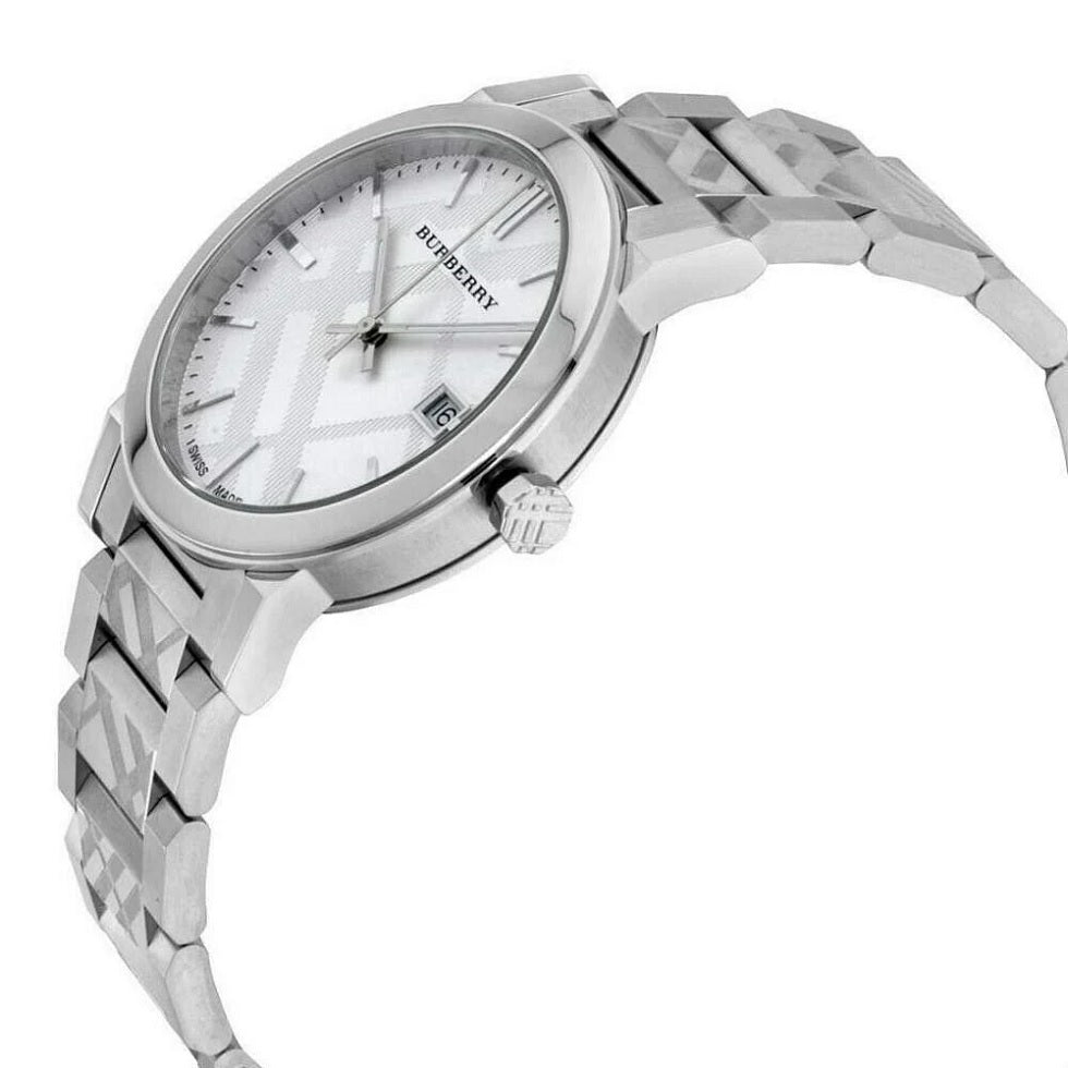 Burberry BU9037 The City Unisex Silver Watch