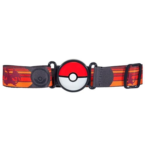 Jazwares Pokemon Charmander Clip N Go Belt Set – 2-Inch Figure with Ultra & Lure Balls